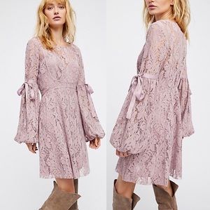 Free People Long Sleeve Lace Dress